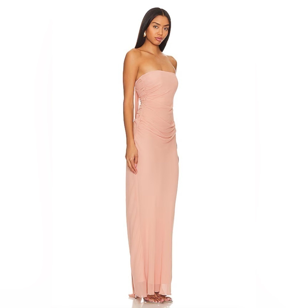 Revolve x NBD Nara Gown in Blush Pink - Picture 2 of 9